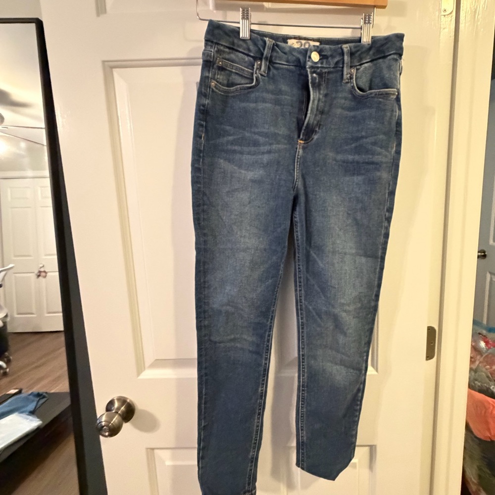 Free People Blue skinny stretchy Jeans